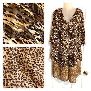 Global Illusions Animal Print Duster